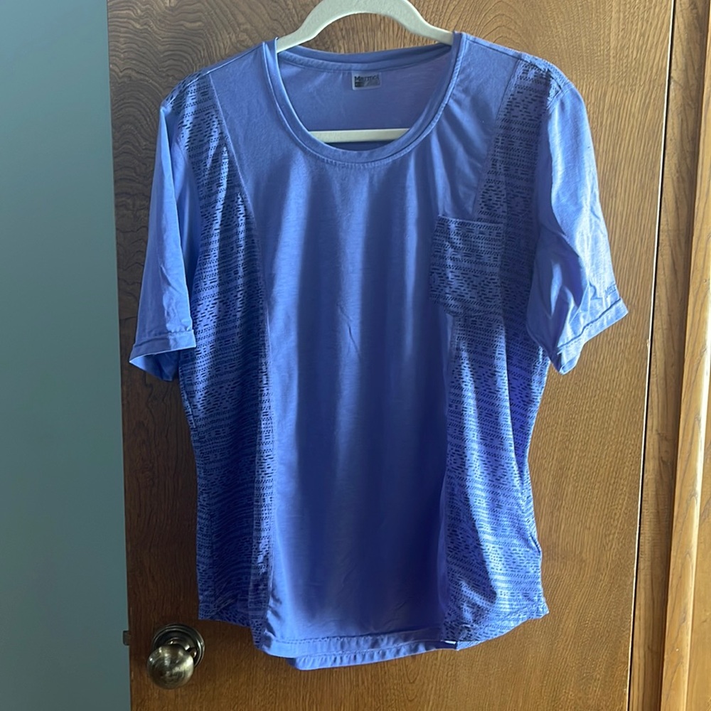 Marmot short sleeve top with front chest pocket